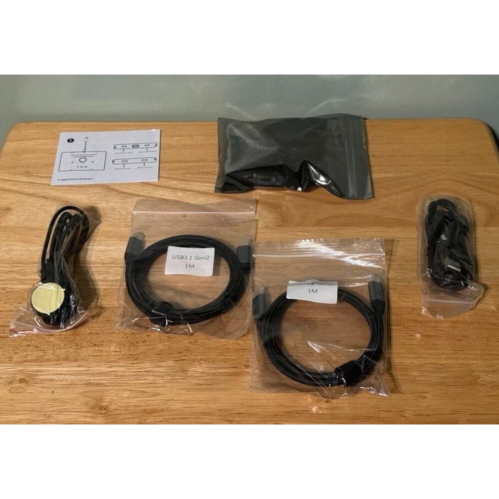 KCEVE Bidirectional USB TypeC All In One KVM SWITCH New - 8k60Hz 4K@120Hz 10Gbps